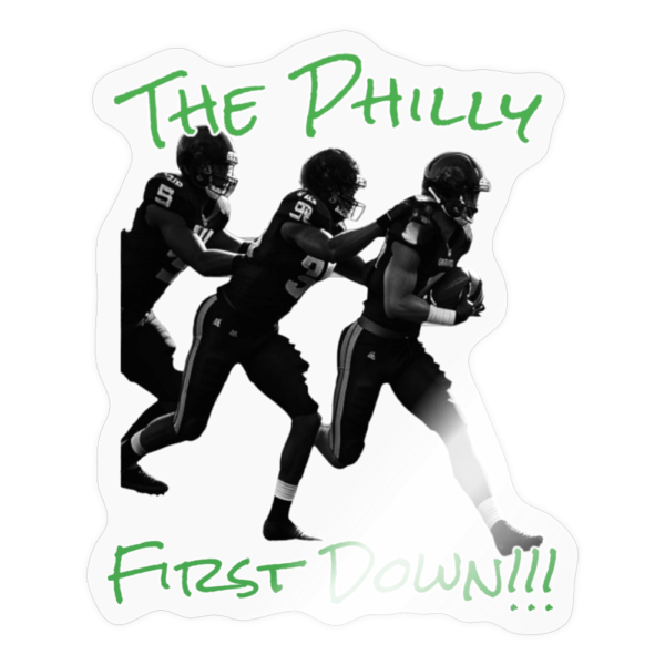 Philly First Down Sticker