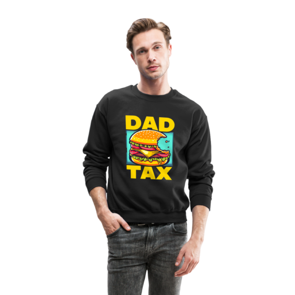 Dad Tax Burger Bite Crewneck Sweatshirt