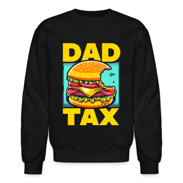 Dad Tax Burger Bite Crewneck Sweatshirt - Image 2