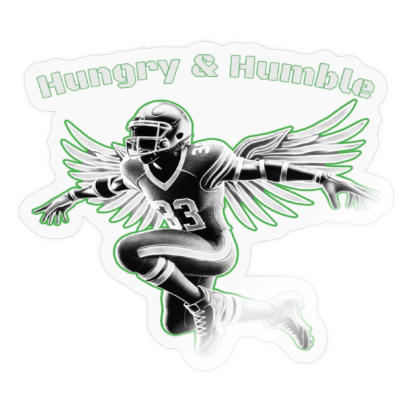 Football Player Flapping Arms Touchdown Celebration  Sticker