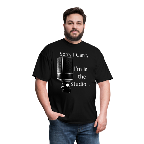 I Can't | Music Studio Unisex Classic T-Shirt - Image 3