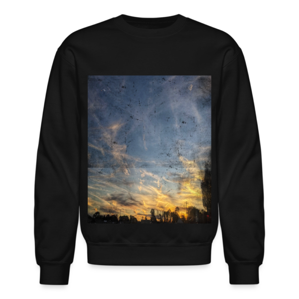 Azule Blue | Sky Old Photo Style Crewneck Sweatshirt - Image 2