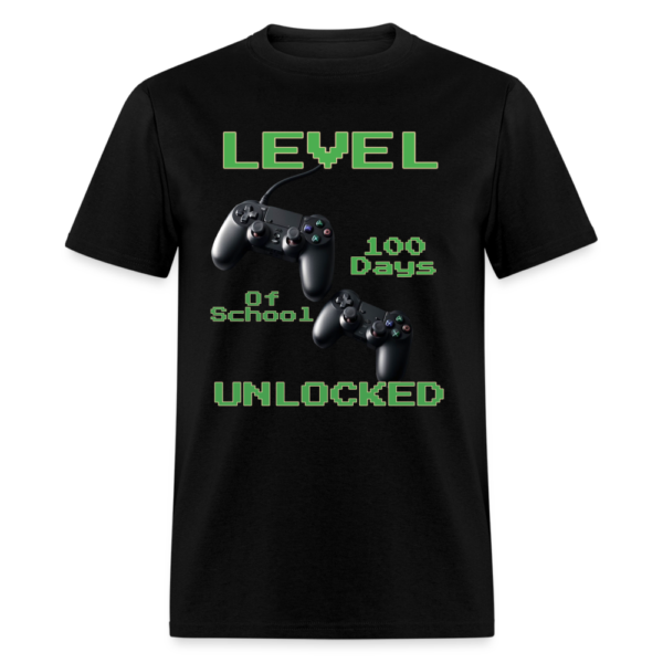 100 Days of School Level Unlocked Unisex Classic T-Shirt - Image 2