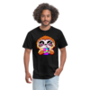 Sloth Sipping on a Juicebox Unisex Classic T-Shirt - Image 3