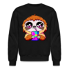 Sloth Sipping on a Juicebox Crewneck Sweatshirt - Image 2