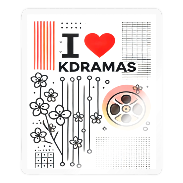 I Heart Love KDramas Sticker