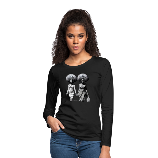 Twin African Women Women's Premium Long Sleeve T-Shirt