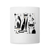 Mid-Century Cats Staring Coffee/Tea Mug - Image 2