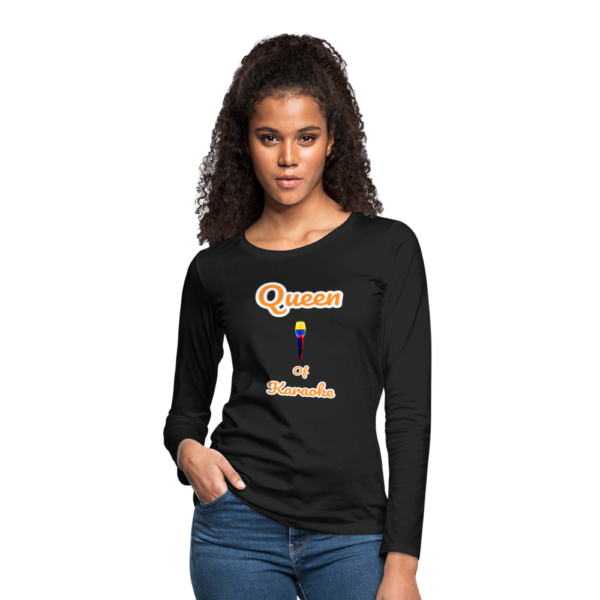 Queen of Karaoke Women's Premium Long Sleeve T-Shirt