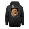 Pet Cat Sneaking A Bite Of Ramen Noodles Shawl Collar Hoodie - Image 2