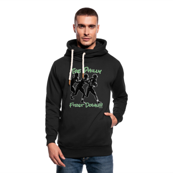 Philly First Down Shawl Collar Hoodie #philly