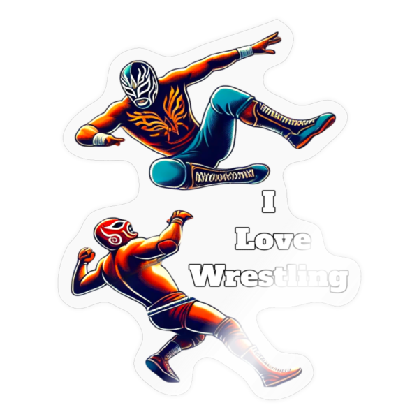 I Love Wrestling Sticker