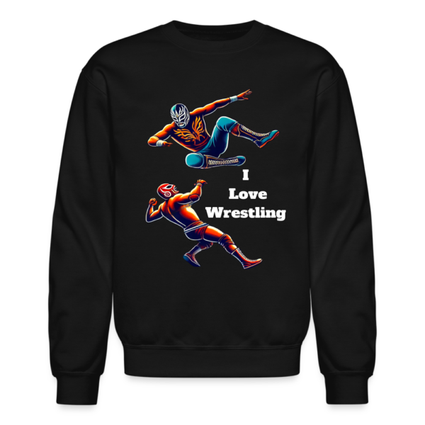 I Love Wrestling Crewneck Sweatshirt - Image 2