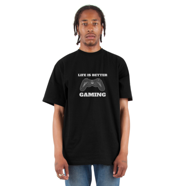 Life Is Better Gaming Unisex Oversized Heavyweight T-Shirt