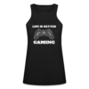 Life Is Better Gaming American Apparel Women’s Racerneck Tank - Image 2