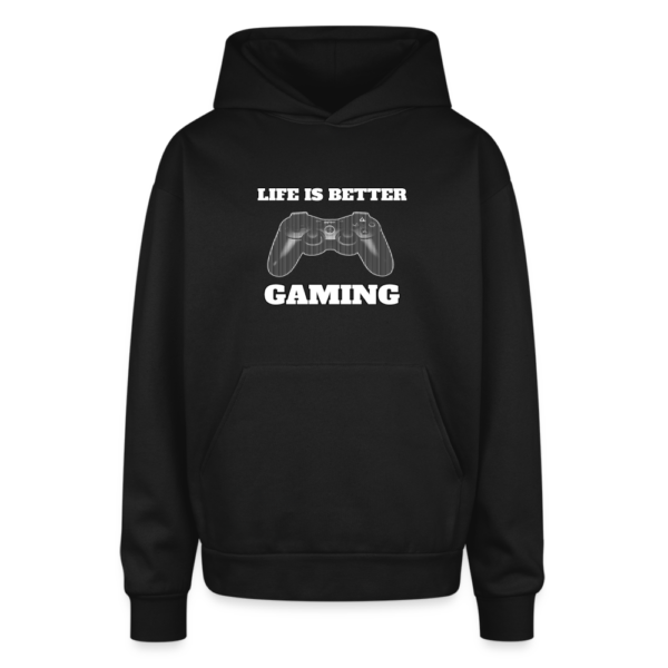 Life Is Better Gaming Oversized Hooded Sweatshirt