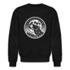 Retro Style Wolf Howling at The Full Moon Crewneck Sweatshirt - Image 2