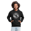 Retro Style Wolf Howling at The Full Moon Contrast Hoodie - Image 4