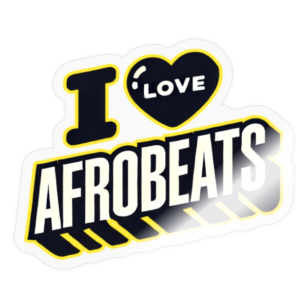 I Heart Love Afrobeats Sticker