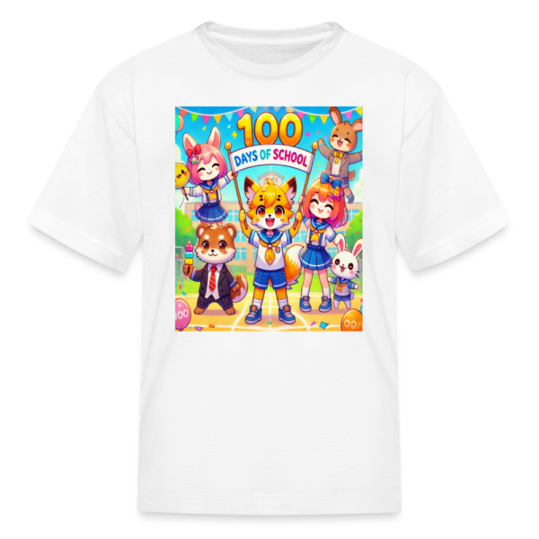 100 Days of School Anime Pets - Kids' T-Shirt