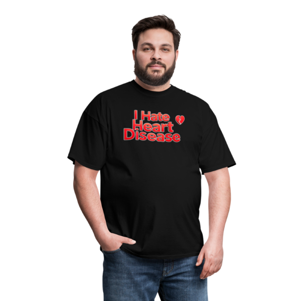 I Hate Heart Disease Unisex Classic T-Shirt - Image 3