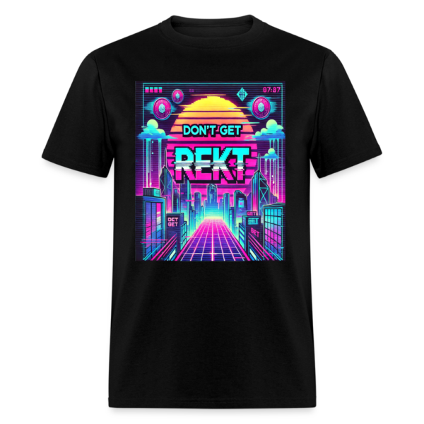 Don't Get Rekt Crypto Unisex Classic T-Shirt - Image 2