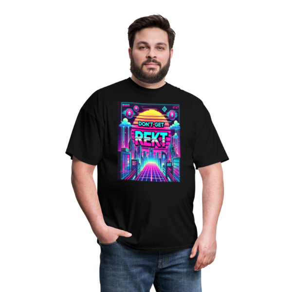 Don't Get Rekt Crypto Unisex Classic T-Shirt - Image 3