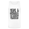 Life is Better in Lagos Nigeria Unisex Tri-Blend Organic Tank - Image 2