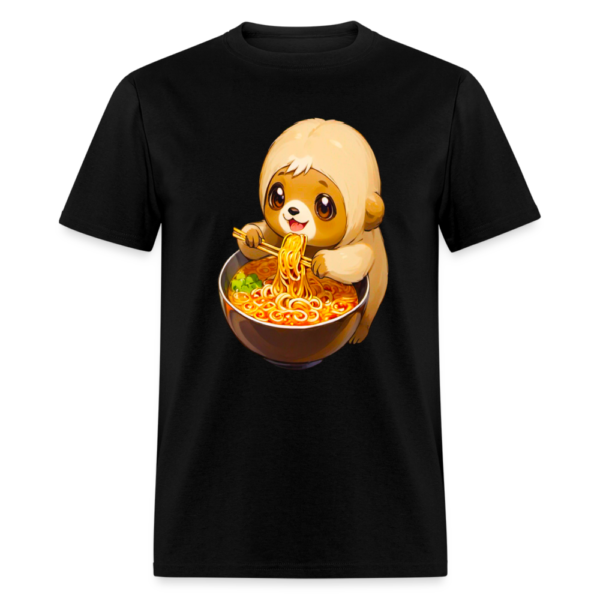 Kawaii Chibi Sloth Eating Ramen Noodles Unisex Classic T-Shirt