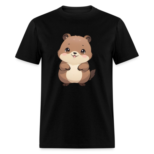 Kawaii Chibi Groundhog Unisex Classic T-Shirt - Image 2