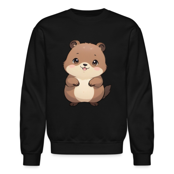 Kawaii Chibi Groundhog Crewneck Sweatshirt