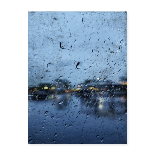 Azule Blue | Rain Old Photo Style Poster 18x24