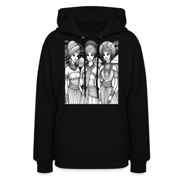 African Women Culture Women's Hoodie - Image 2