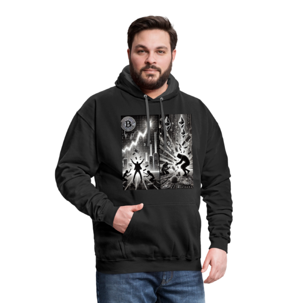 Crypto Pump and Dump and Rug Pulls Contrast Hoodie