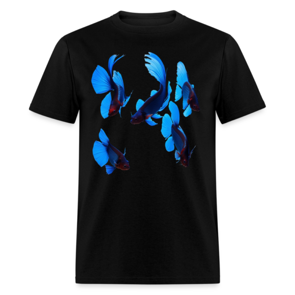 Fancy Blue Fish Unisex Classic T-Shirt - Image 2