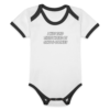 Cake & Cookies Organic Contrast Short Sleeve Baby Bodysuit - Image 2