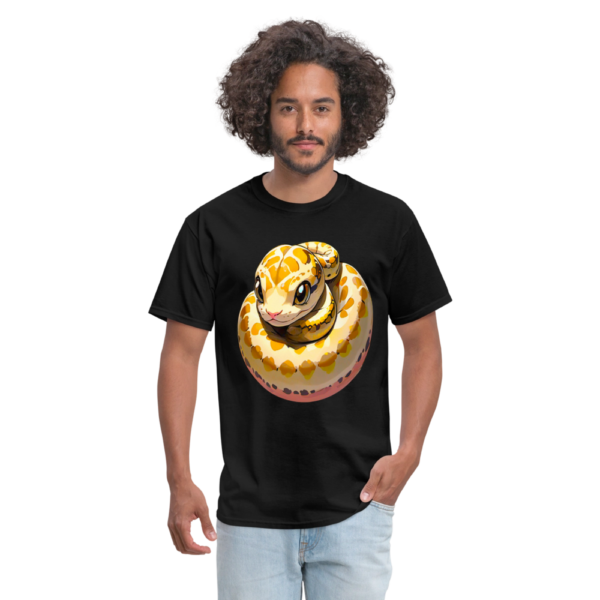 Kawaii Chibi Python Snake Unisex Classic T-Shirt - Image 3