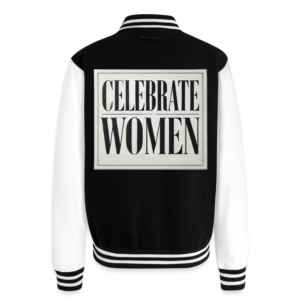 Celebrate Women Just Hoods Heavyweight Letterman Jacket