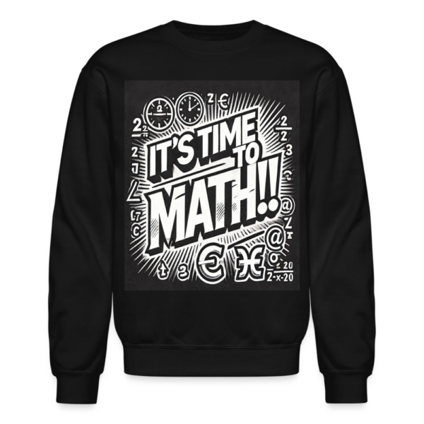 It's Time To Math Unisex Crewneck Sweatshirt - Image 2