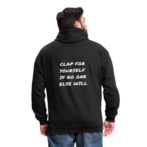 Clap For Yourself Unisex Contrast Hoodie - Image 6