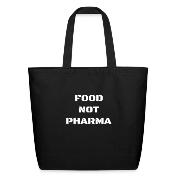 Food Not Pharma Eco-Friendly Cotton Tote - Image 2