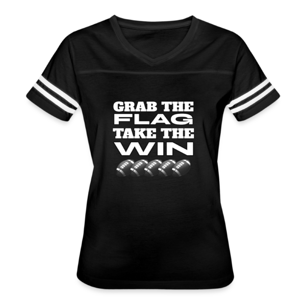 Grab The Flag Take The Win Women’s Vintage Sport T-Shirt - Image 2