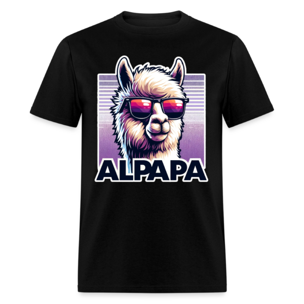 Smooth Alpapa Alpaca Shades Unisex Classic T-Shirt - Image 2