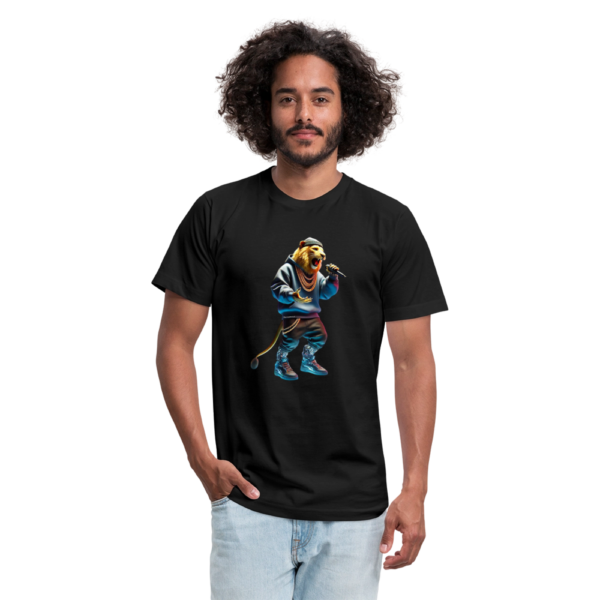 Hip-Hop Rap Lion Streetwear Unisex Jersey T-Shirt by Bella + Canvas - Image 3