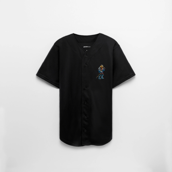 Hip-Hop Rap Lion Streetwear Full Button Jersey - Image 3