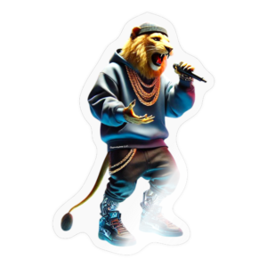 Hip-Hop Rap Lion Streetwear Sticker