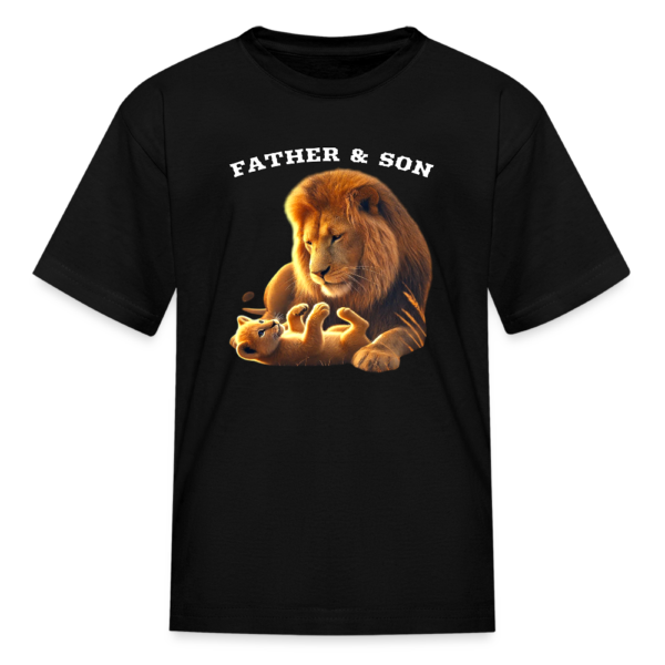 Father and Son Lion and Cub Kids' T-Shirt